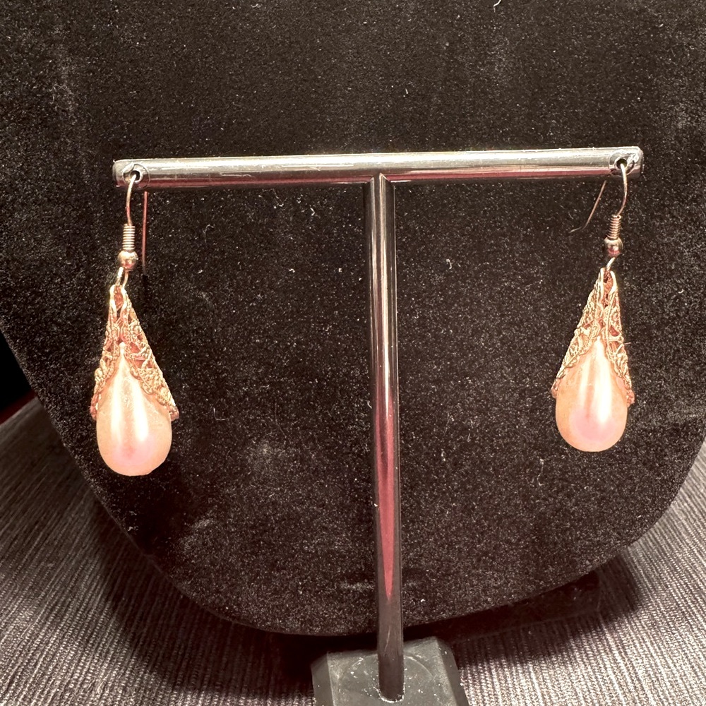 Cage Earrings Wrapped in Filagree - Beautiful